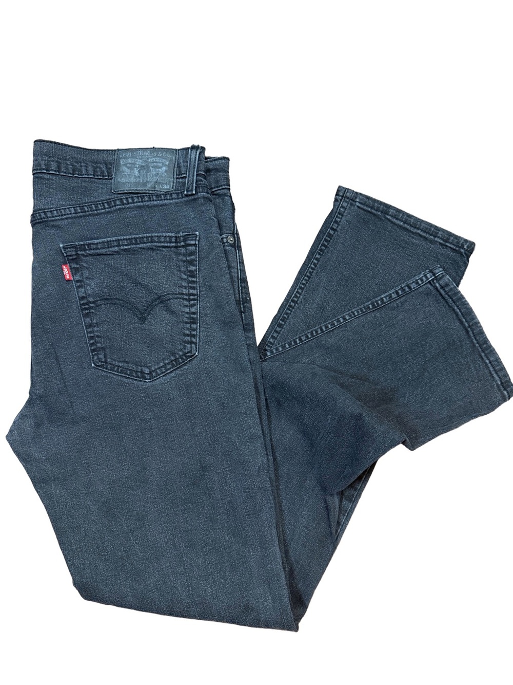 EUC Levi's 511 Slim Fit Jeans - Washed Black Men sz. 36x32